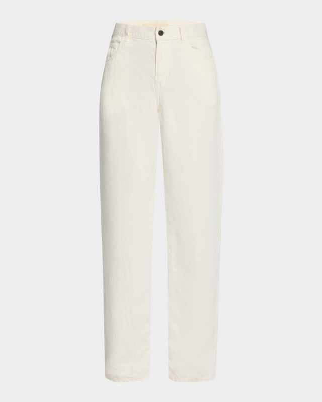 Eglitta Straight-Leg Linen Jeans